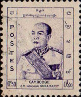 Cambodge Poste Obl Yv:  42 Mi:51 Norodom Suramarit (cachet Rond) - Kambodscha