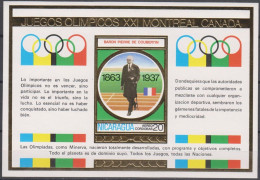Olympische Spelen  1976 , Nicaragua  - Blok Postfris - Ete 1976: Montréal