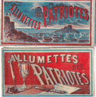 ETIQUETTE D ALLUMETTE(PATRIOTE) 6 PIECES - Matchbox Labels