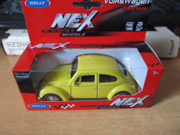 WELLY NEX VOLKSWAGEN BEETLE / COCCINELLE JAUNE - ETAT NEUF SOUS BLISTER. - Altri & Non Classificati