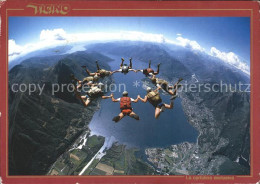 11870967 Ticino Tessin Fallschirmspringer Lugano - Andere & Zonder Classificatie