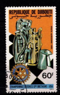 - DJIBOUTI - 1985 - YT N° PA 216 - Oblitéré- Echecs - Dschibuti (1977-...)