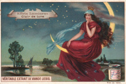CHROMO Liebig Effets Lumineux Clair De Lune - Liebig