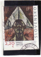 Slovakia 2019, Yv 780, Painter Ernest Zmeták, Art, Used - Used Stamps