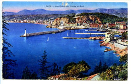 CPA 9 X 14  Alpes Maritimes NICE Vue Générale Et Entrée Du Port - Navigazione – Porto