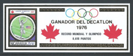 Olympische Spelen  1976 , Nicaragua  - Blok Postfris - Zomer 1976: Montreal