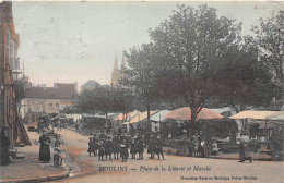 03-MOULINS- PLAE DE LA LIBERTE ET MARCHE - Moulins