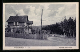 AK Finsterbergen I. Thür., Blick Auf Das Kaffee Waldschlösschen  - Other & Unclassified