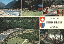11870736 Avegno Campeggio Piccolo Paradiso Fliegeraufnahme Teilansichten Avegno - Andere & Zonder Classificatie