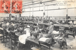 CHOLET (49-Maine-et-Loire) Tissage Mécanique Du Bordage Marc " Salle Des Machines à Coudre " - Cholet