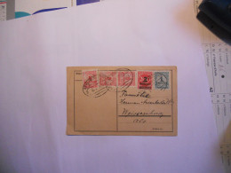 Carte Postale Affranchie à 18 Millions Pour La France ( Wissembourg ) - 1922-1923 Lokale Uitgaves