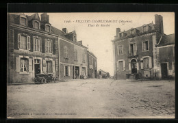 CPA Villiers-Charlemagne, Place Du Marche  - Andere & Zonder Classificatie