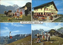 11870647 Ebenalp Alphornblaeser Berggasthaus Alpstein Saentis Luftseilbahn Ebena - Sonstige & Ohne Zuordnung