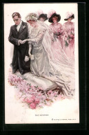 Künstler-AK Harrison Fisher: The Wedding, Hochzeitspaar  - Fisher, Harrison