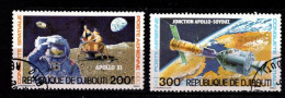 - DJIBOUTI - 1980 - YT N° PA 138 / 139 - Oblitérés - Conquete Spatiale - Gibuti (1977-...)