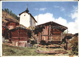 11870556 Eisten Im Loetschental Dorfmotiv Kirche Eisten - Autres & Non Classés