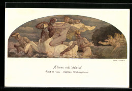 Künstler-AK Walter Georgi: Chiron Mit Helena, Faust II. Teil  - Autres & Non Classés