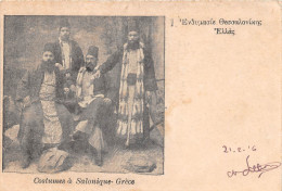 GRECE - Costumes à SALONIQUE - 1916 - Hommes - Grèce