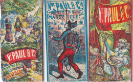 ETIQUETTE D ALLUMETTE(V PAUL) MARSEILLE(5 PIECES) - Matchbox Labels