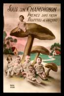 FANTAISIES - CHAMPIGNONS ET BEBES - SURREALISME - Pilze