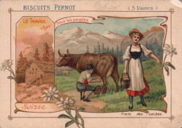 Biscuits Pernot - ** Suisse ** - Le Travail Chez Tous Les Peuples - Pernot