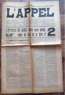 Etudiants (Gand) - Journal---L’appel---N° 7, 2 Avril 1925 (plusieurs Autres Journaux De Ce Titre) - Autres & Non Classés