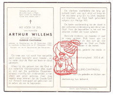 DP Arthur Willems ° Destelbergen 1881 † Beervelde Lochristi 1950 X Eugenie Cantineau - Devotion Images