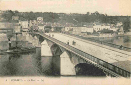 91 - Corbeil Essonnes - Le Pont - Animée - Correspondance - CPA - Voyagée En 1917 - Voir Scans Recto-Verso - Corbeil Essonnes