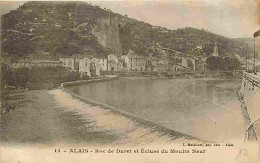 30 - Alès - Roc De Duret Et Ecluse Du Moulin Neuf - Correspondance - CPA - Voir Scans Recto-Verso - Alès