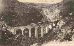 66 - Mont Louis - Le Viaduc De La Cabanasse - Animée - Train - CPA - Voir Scans Recto-Verso - Autres & Non Classés