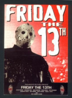 Cinéma - Friday The 13Th - Carte Vierge - Posters On Cards