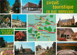 60 - Oise - En Oise Normande - Multivues - Carte Géographique - CPM - Voir Scans Recto-Verso - Other & Unclassified