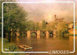 87 - Limoges - La Vienne - Le Pont - La Cathédrale Saint Etienne - CPM - Voir Scans Recto-Verso - Limoges