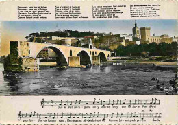 84 - Avignon - Le Pont D'Avignon Et Sa Chanson Légendaire - Partition - CPM - Voir Scans Recto-Verso - Avignon