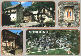 11866807 Sonogno Dorfpartie Fliegeraufnahme Valle Verzasca Sonogno - Autres & Non Classés