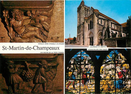 77 - Champeaux - Collégiale Saint Martin - Multivues - Art Religieux - Carte Neuve - CPM - Voir Scans Recto-Verso - Autres & Non Classés