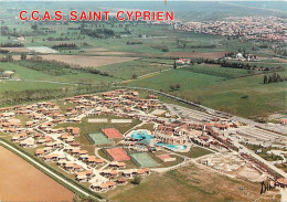 66 - Saint Cyprien - C.C.A.S. - Colomine De Las Monges - Vue Générale Aérienne - Cours De Tennis - CPM - Voir Scans Rect - Saint Cyprien