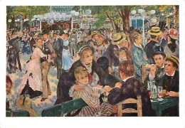 Art - Peinture - Pierre Auguste Renoir - Le Moulin De La Galette - Musée Du Louvre - Carte Neuve - CPM - Voir Scans Rect - Schilderijen