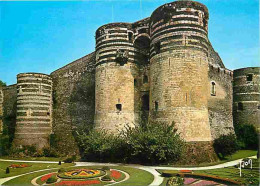 49 - Angers - Le Château Et Les Douves Fleuries - Fleurs - CPM - Voir Scans Recto-Verso - Angers