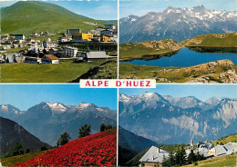 38 - Alpe D'Huez - Multivues - Fleurs - Flamme Postale De Alpe D'Huez - CPM - Voir Scans Recto-Verso - Autres & Non Classés