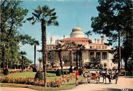 33 - Arcachon - Le Casino Mauresque Et Les Jardins - Chevaux - Poneys - Flamme Postale De Arcachon - CPM - Voir Scans Re - Arcachon