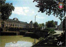 31 - Toulouse - La Gare Matabiau Et Le Canal Du Midi - Blasons - CPM - Voir Scans Recto-Verso - Toulouse