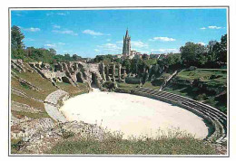 17 - Saintes - Les Arènes Gallo-romaines - L'Eglise St-Eutrope - CPM - Voir Scans Recto-Verso - Saintes