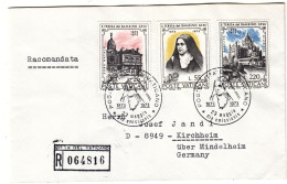 Vatican - Lettre Recom De 1973 - Oblit Poste Citta Del Vaticano - - Covers & Documents