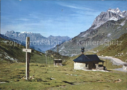 11866767 Klausenpass Passhoehe Kapelle Und Schaechentaler Windgaelle Klausenpass - Otros & Sin Clasificación