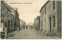 44 MONTBERT. Rue De La Gare 1945 - Autres & Non Classés