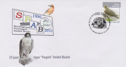 Fdc SPAB Zegel "Blauwe Kiekendief" Stempel 1ste Dag "Brussel-Bruxelles" 02/04/2024 - 1985-.. Vogels (Buzin)