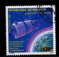 - DJIBOUTI - 1983 - YT N° PA 193 - Oblitéré - Conquète Spatiale - Yibuti (1977-...)