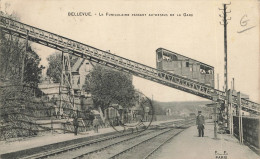 D9525 Bellevue Le Funiculaire Au Dessus De La Gare - Altri & Non Classificati