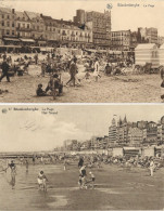 BLANKENBERGHE : La Plage ( 2 Cartes ). - Blankenberge